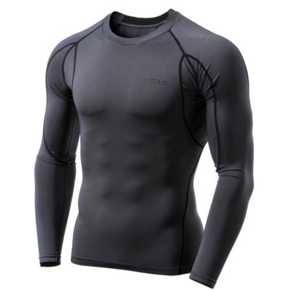 Tesla Dry-Fit Long-Sleeved Compression Shirt